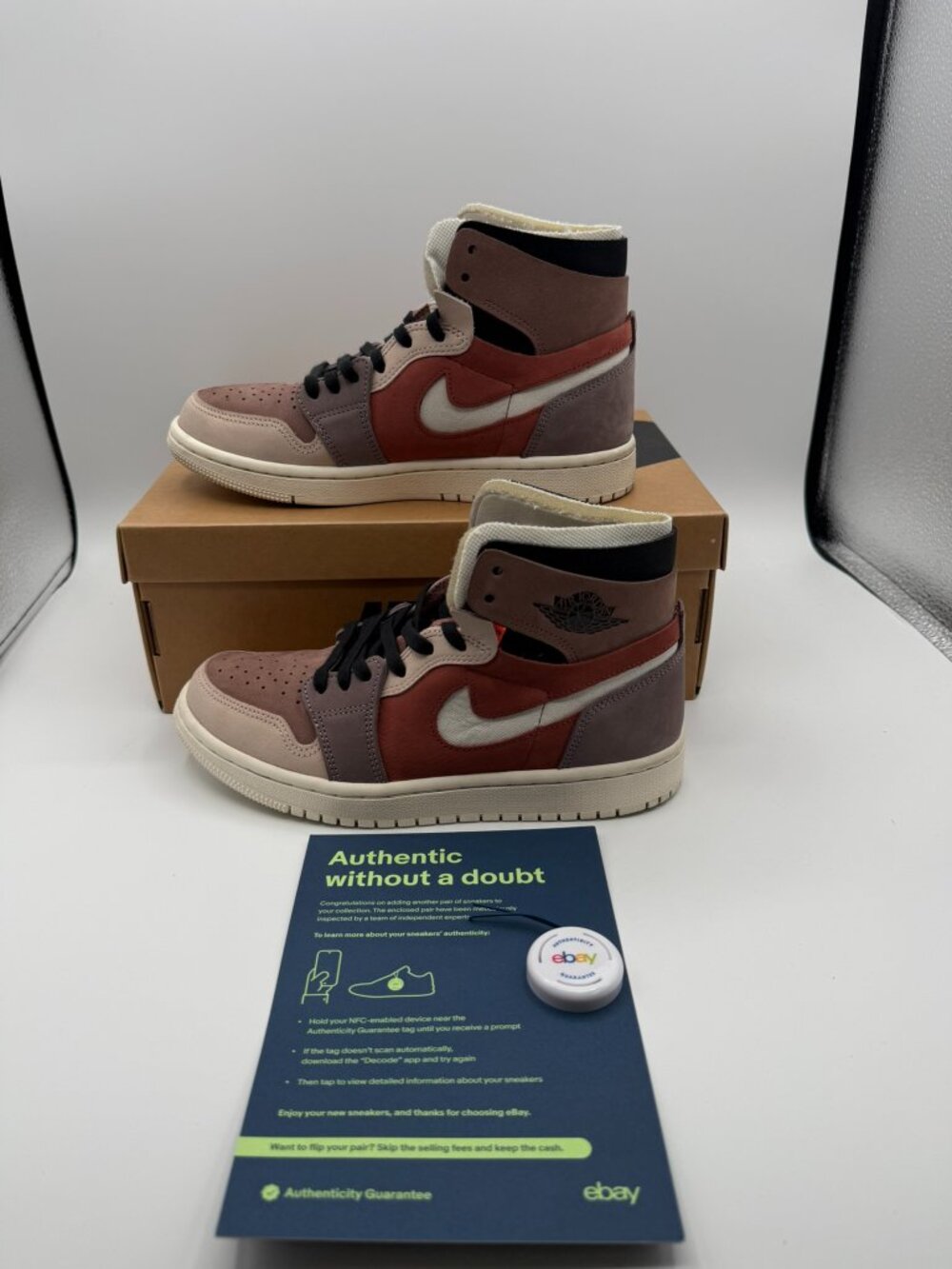 Nike Air Jordan 1 High Zoom Air CMFT "Canyon Rust" Women’s 6 (CT0979-602)